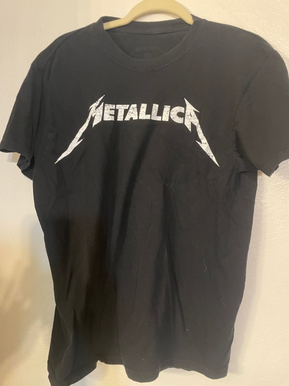 Metallica Men’s Black Short Sleeve Logo Tee